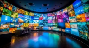 تجربه کاربری و تعامل مخاطب با ویدیو وال ها Interactive Video Wall