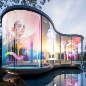 نمایشگر شفاف تبلیغاتی