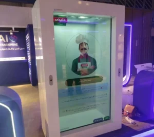 ال‌سی‌دی ترنسپرنت در غرفه‌سازی مدرن