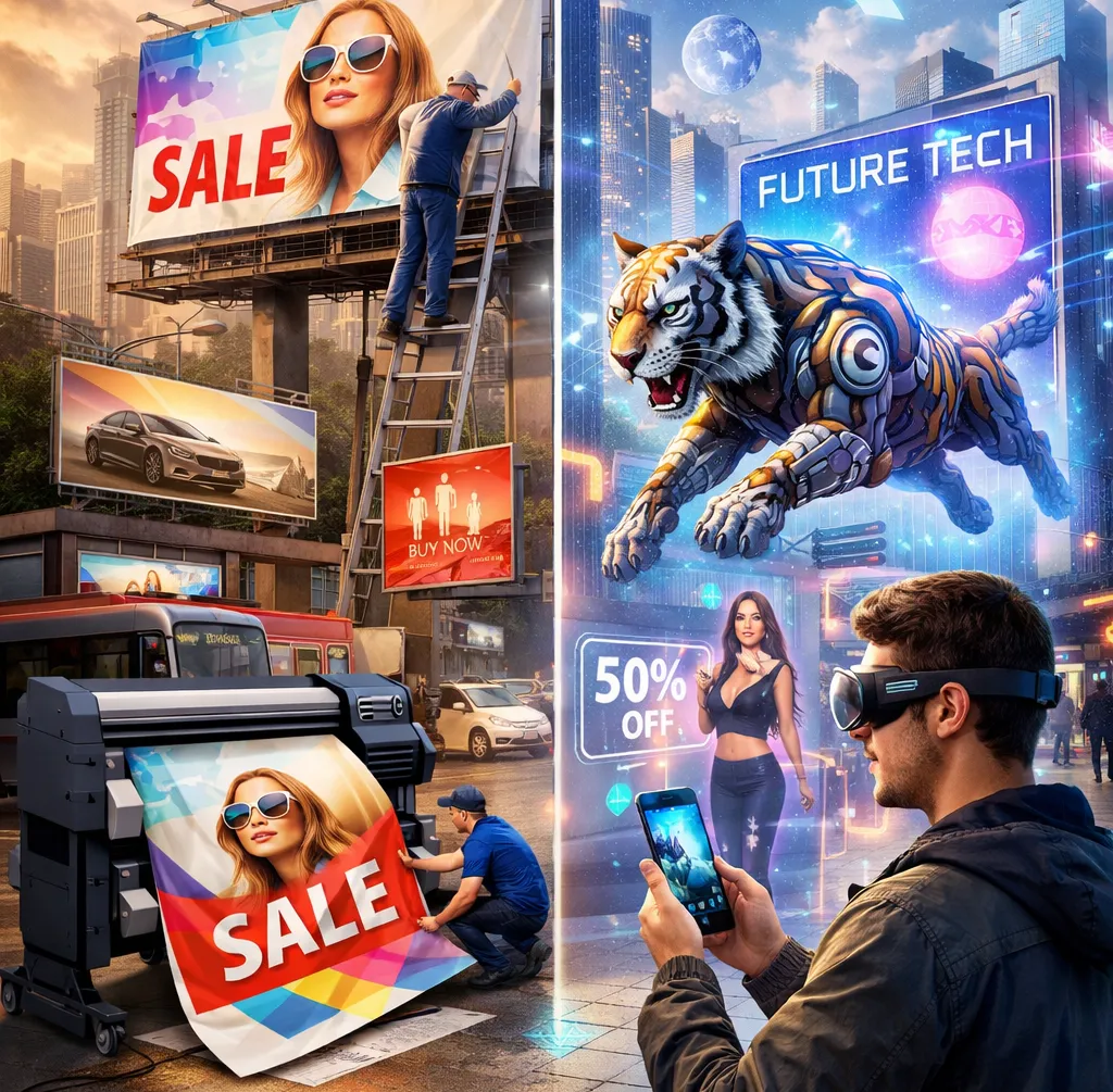 از چاپ بنر تا واقعیت افزوده؛ تحول تبلیغات محیطی در دهه آینده