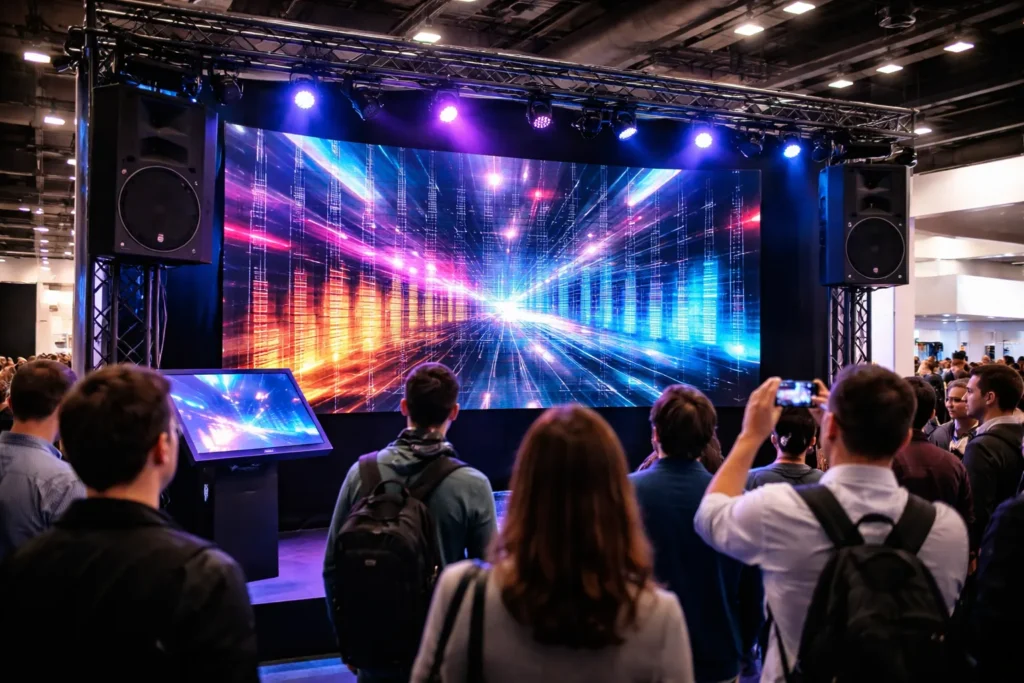 نقش صدا و ویدئو در نمایشگاه