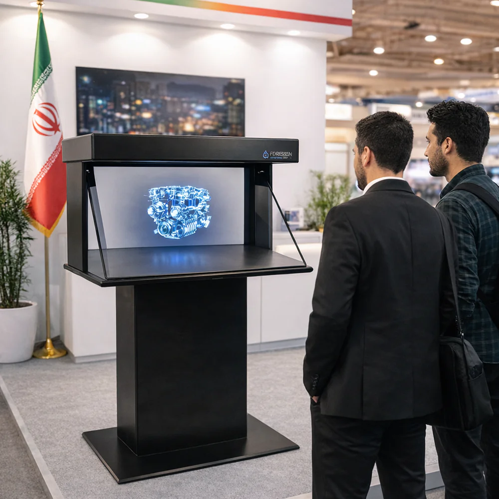 نقش هرم هولوگرافیک در معرفی محصولات در نمایشگاه‌ها