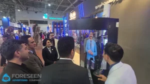 هولوگرافیک سیلندر شرکت ققنوس قطعات زاگرس 75اینچ در نمایشگاه خودرو شهر اصفهان جدید